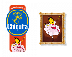 Chiquita Bananen Kunststicker Meisterwerke An Geschmack Und Qualit T