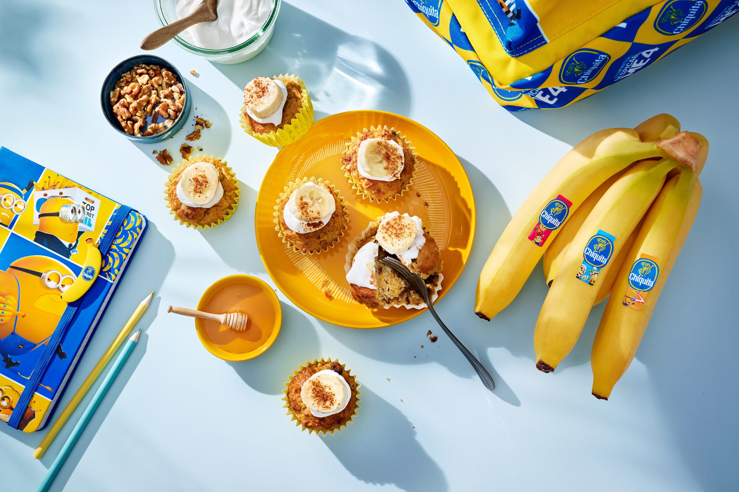 Chiquita-Bananen-Karottenkuchen-Muffins